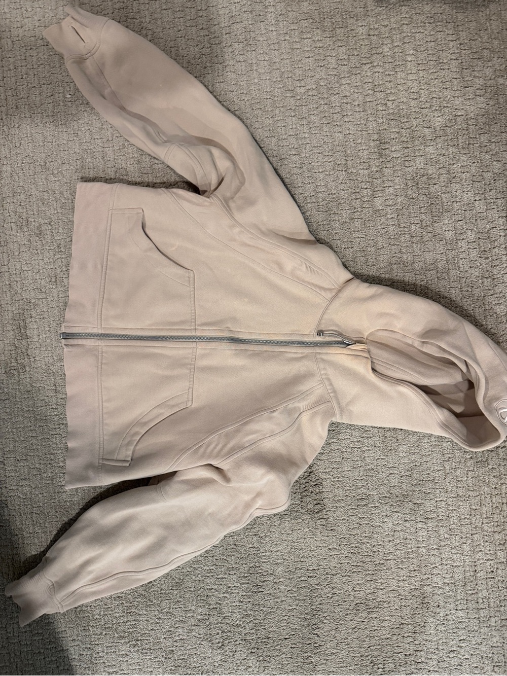 lululemon athletica Light Pink Full-Zip Hoodie